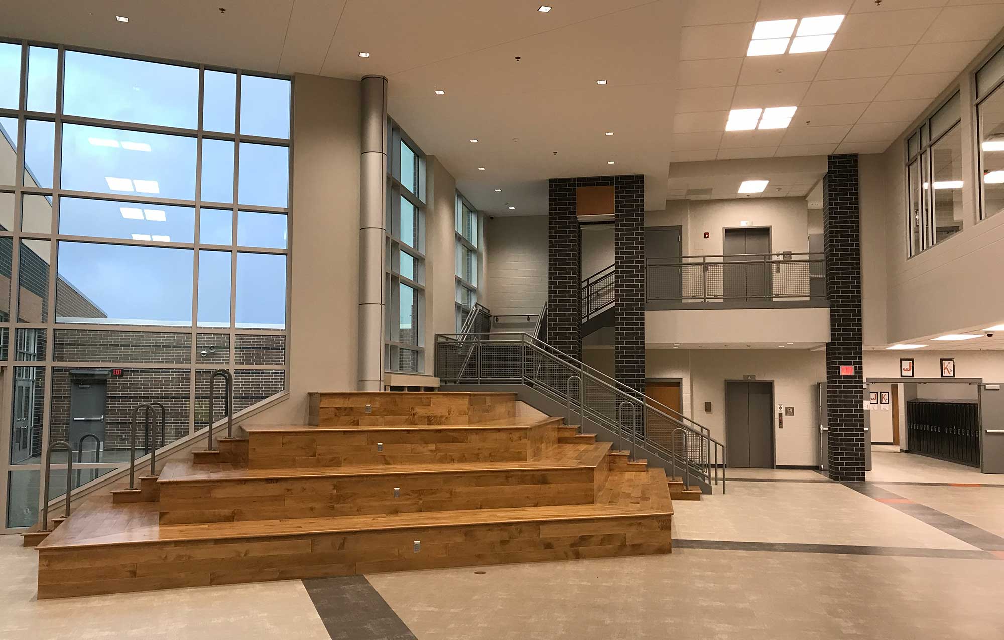 Kesling Intermediate School Stairwell